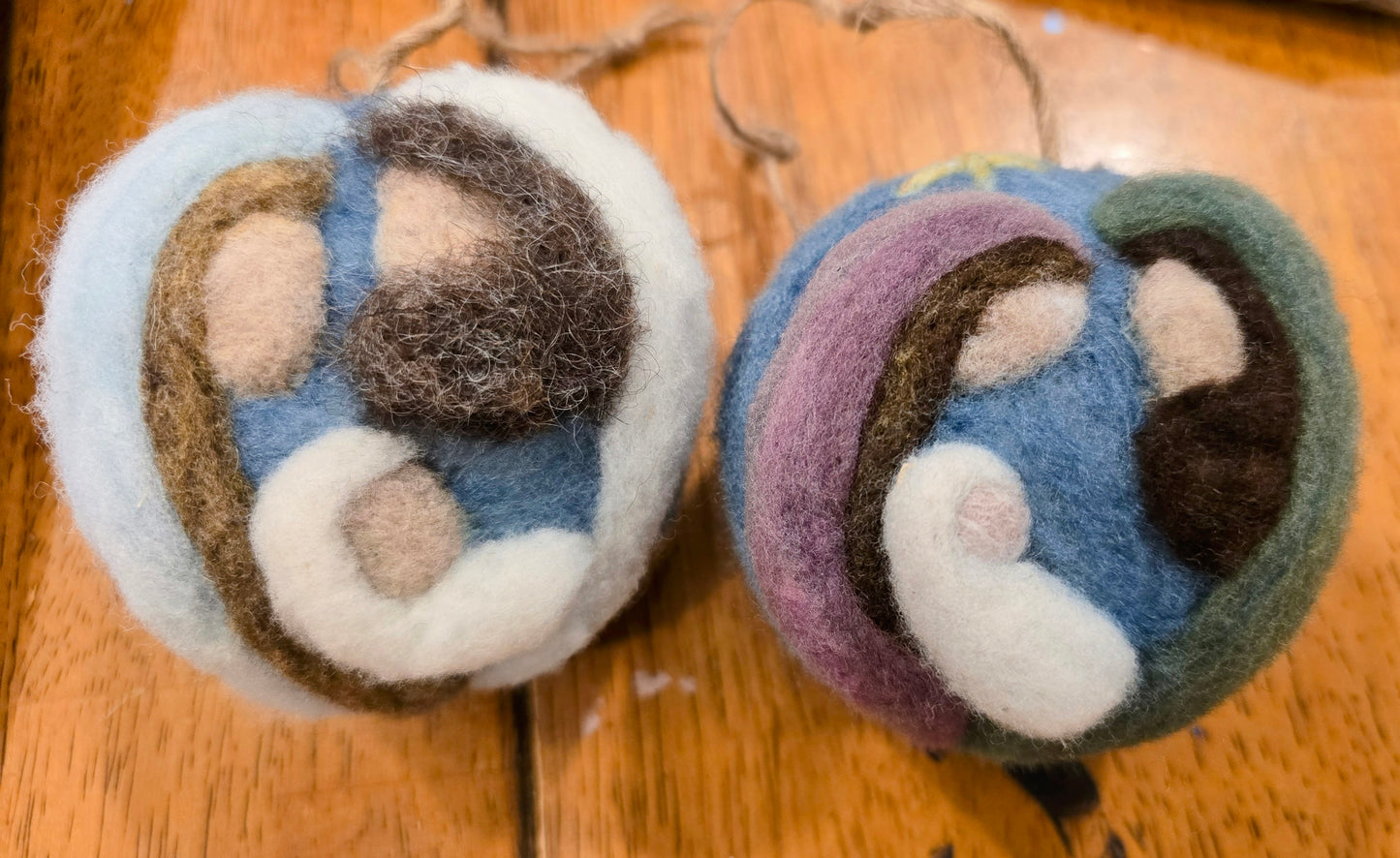 Needle Felt Ornament Kit