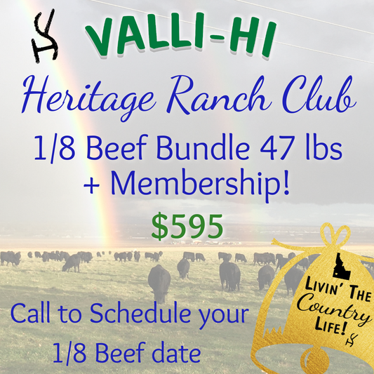 Heritage 1/8th Beef Membership