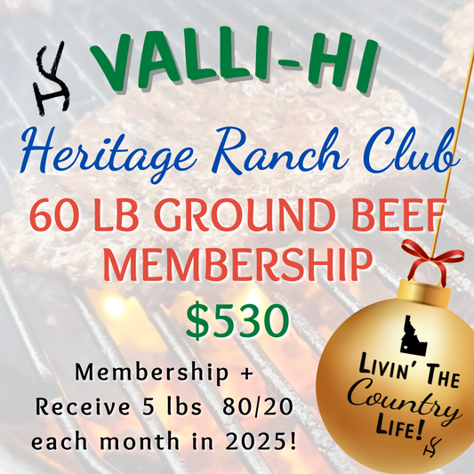 Heritage 60 lbs Ground Beef Club